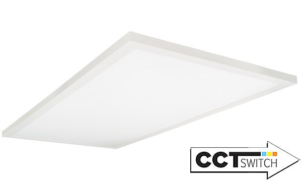 Elco Lighting ELSP1224CT5W  12"X24" Sky Panel With 5-Cct Switch Utility Light White