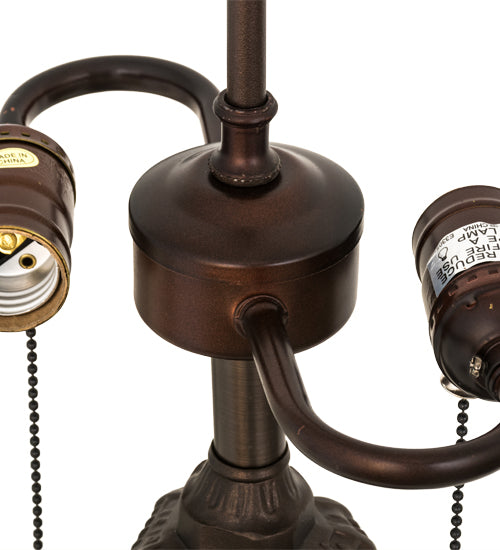 Meyda Tiffany Lighting 13350 Gothic Table Base Hardware Utility Light Bronze / Dark