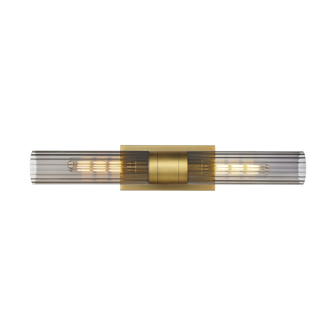 Innovations Downtown Urban 429-2WL-BB-G429-11SM Bath Vanity Light 5 in. wide - Brushed Brass