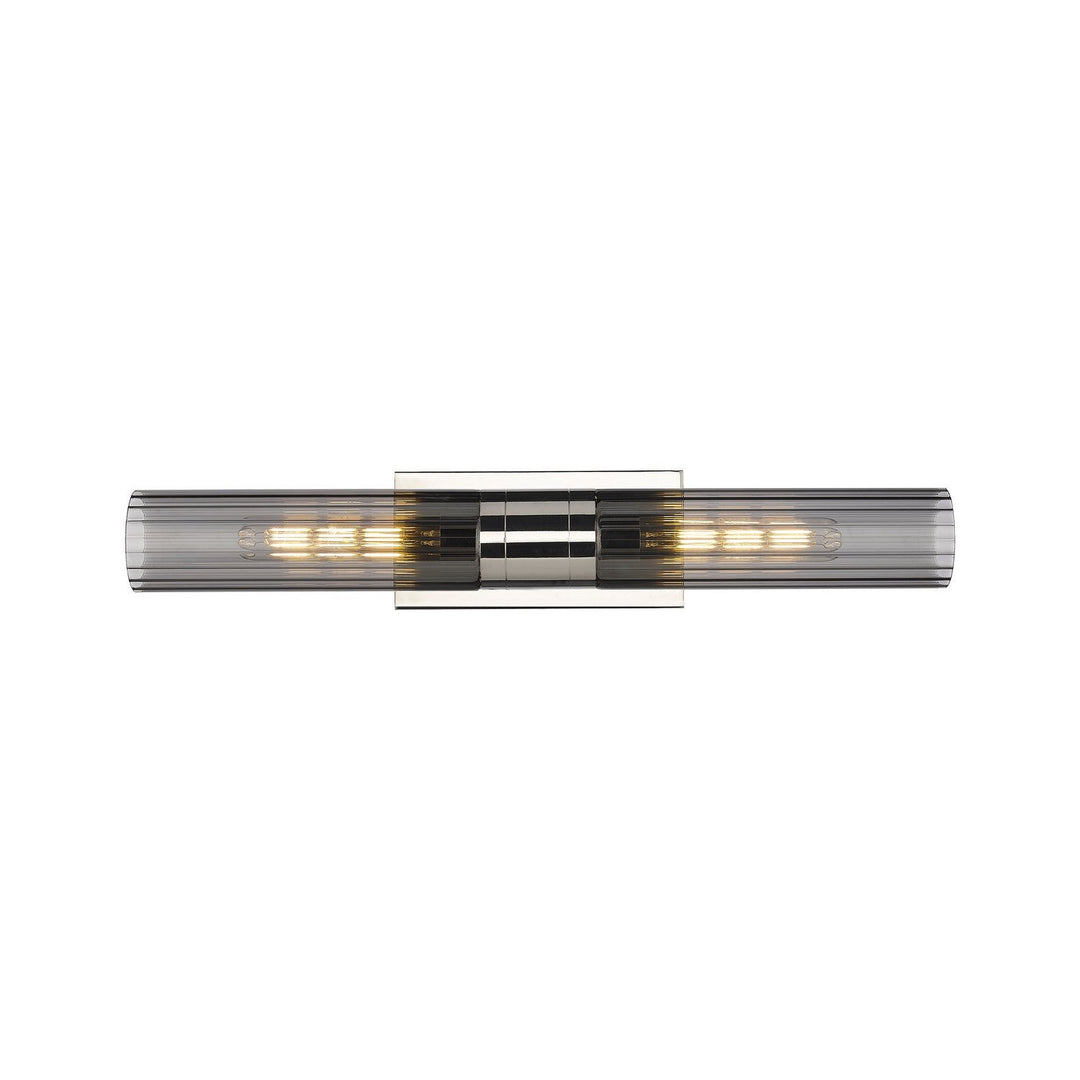 Innovations Downtown Urban 429-2WL-PN-G429-11SM Bath Vanity Light 5 in. wide - Polished Nickel