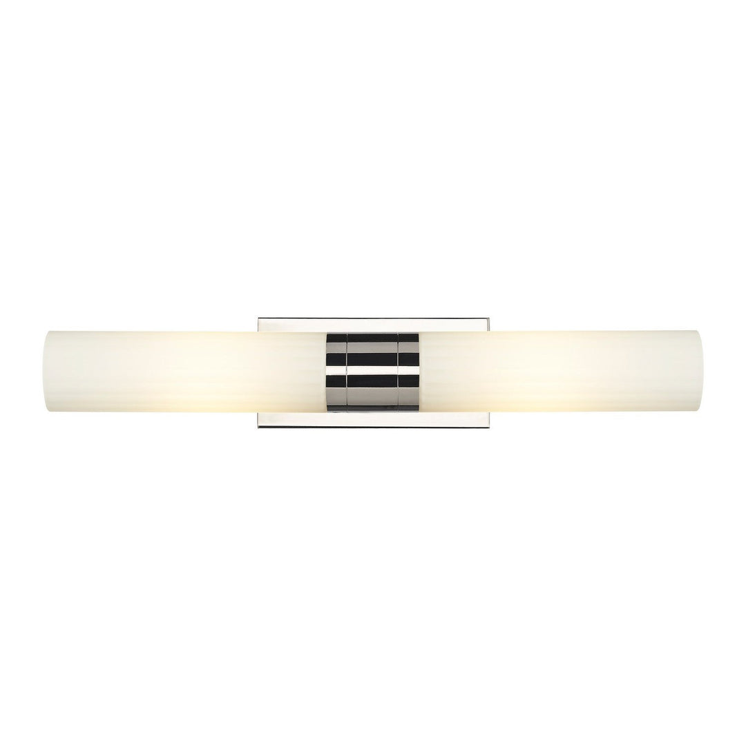 Innovations Downtown Urban 429-2WL-PN-G429-11WH Bath Vanity Light 5 in. wide - Polished Nickel