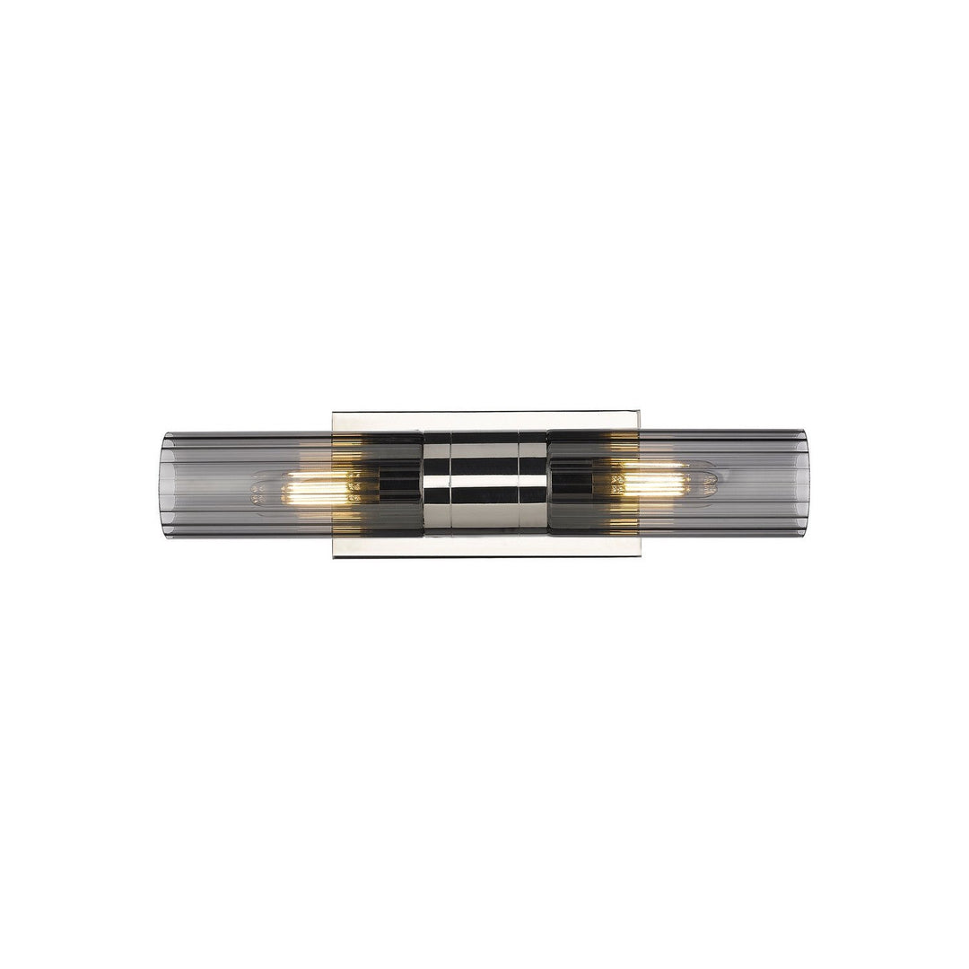 Innovations Downtown Urban 429-2WL-PN-G429-8SM Bath Vanity Light 5 in. wide - Polished Nickel