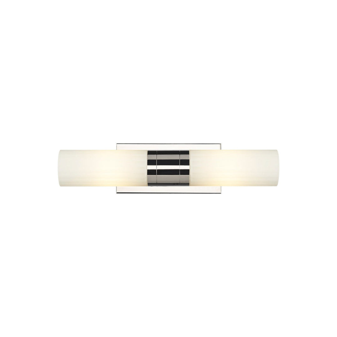 Innovations Downtown Urban 429-2WL-PN-G429-8WH Bath Vanity Light 5 in. wide - Polished Nickel