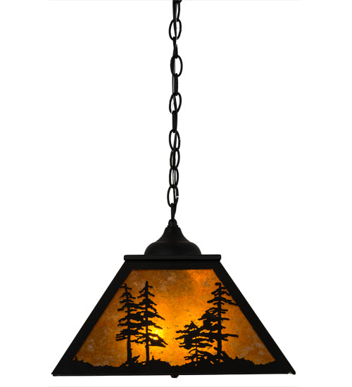 Meyda Tiffany Tall Pines 133566 Pendant Light - Nickel