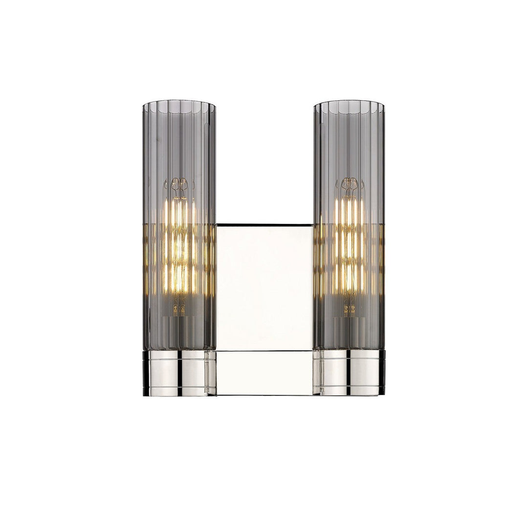 Innovations Downtown Urban 429-2W-PN-G429-11SM Bath Vanity Light 11 in. wide - Polished Nickel