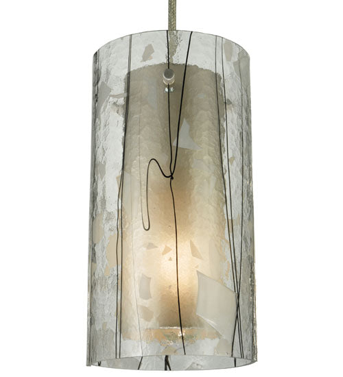 Meyda Tiffany Cilindro 133572 Pendant Light - Nickel