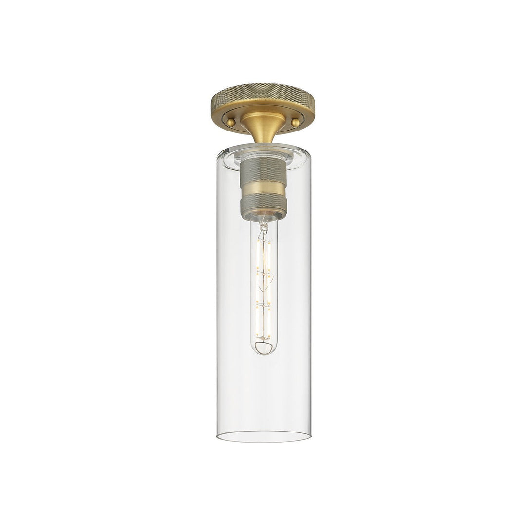 Innovations Downtown Urban 434-1F-BB-G434-12CL Ceiling Light - Brushed Brass