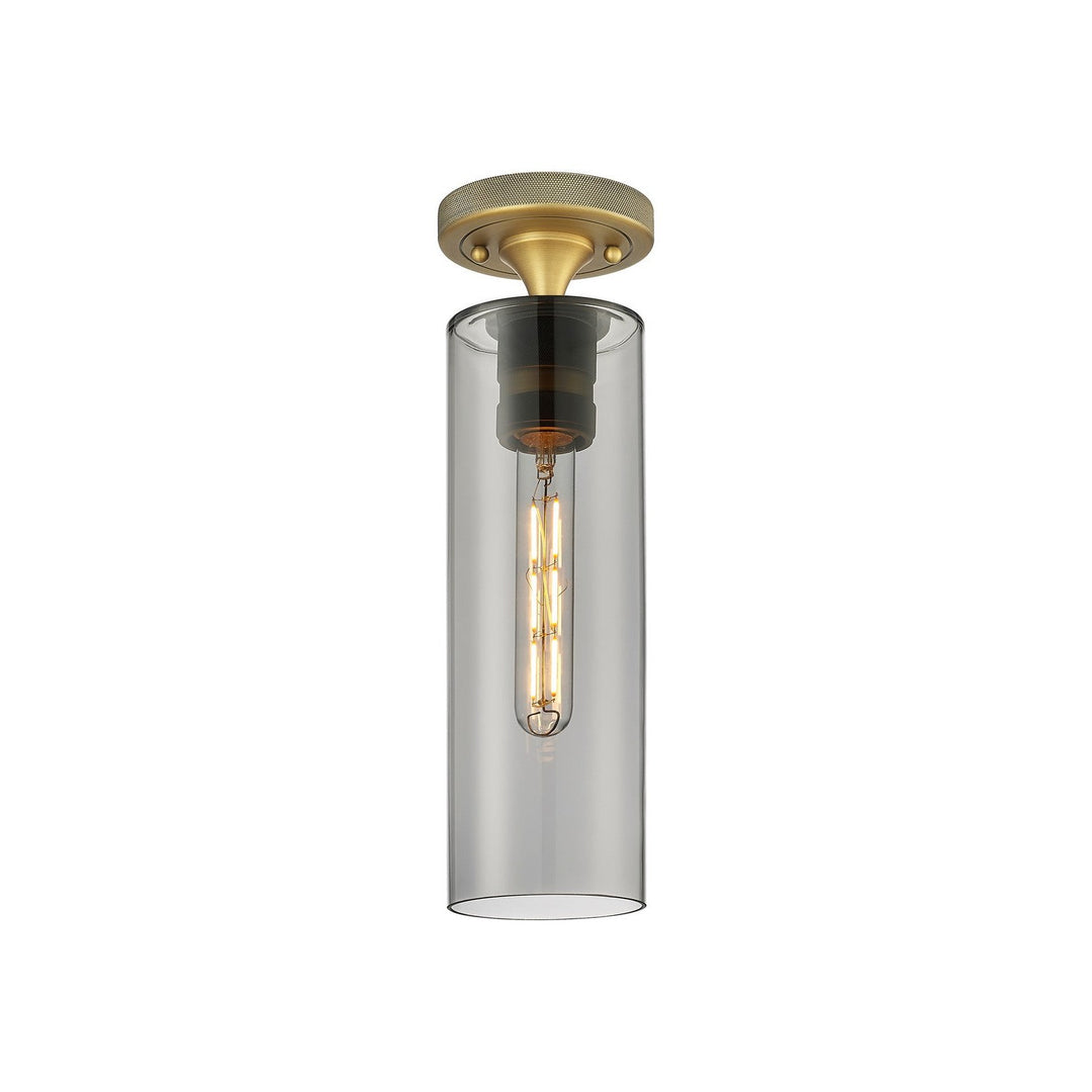 Innovations Downtown Urban 434-1F-BB-G434-12SM Ceiling Light - Brushed Brass