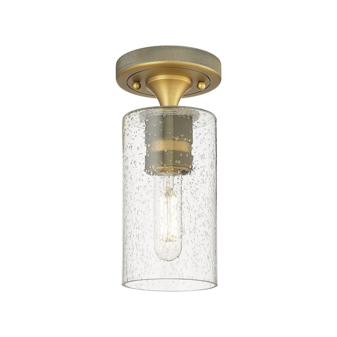 Innovations Downtown Urban 434-1F-BB-G434-7SDY Ceiling Light - Brushed Brass