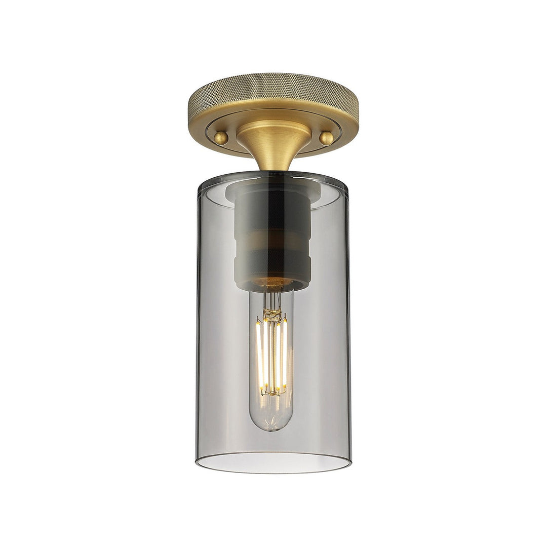 Innovations Downtown Urban 434-1F-BB-G434-7SM Ceiling Light - Brushed Brass