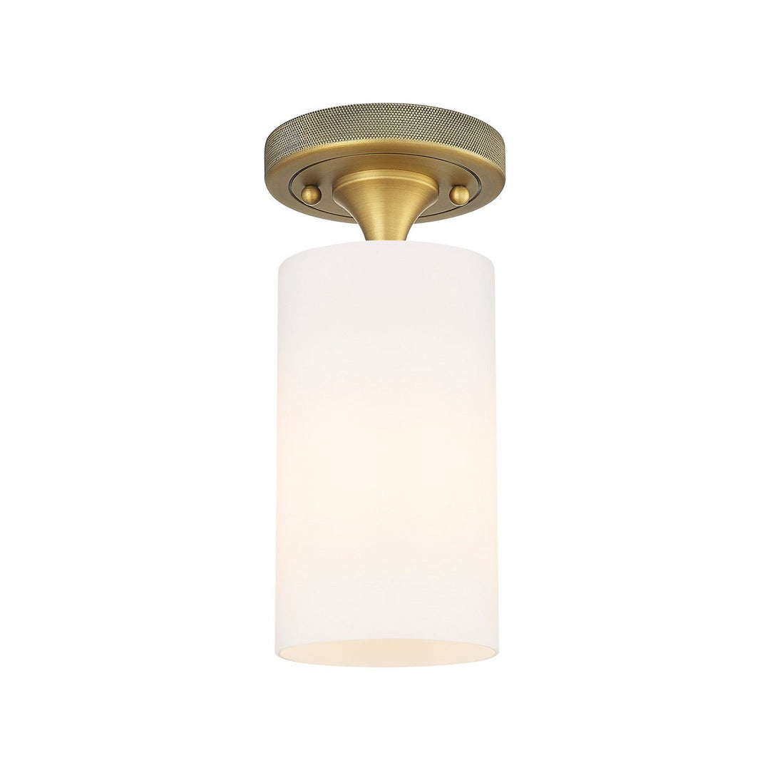 Innovations Downtown Urban 434-1F-BB-G434-7WH Ceiling Light - Brushed Brass