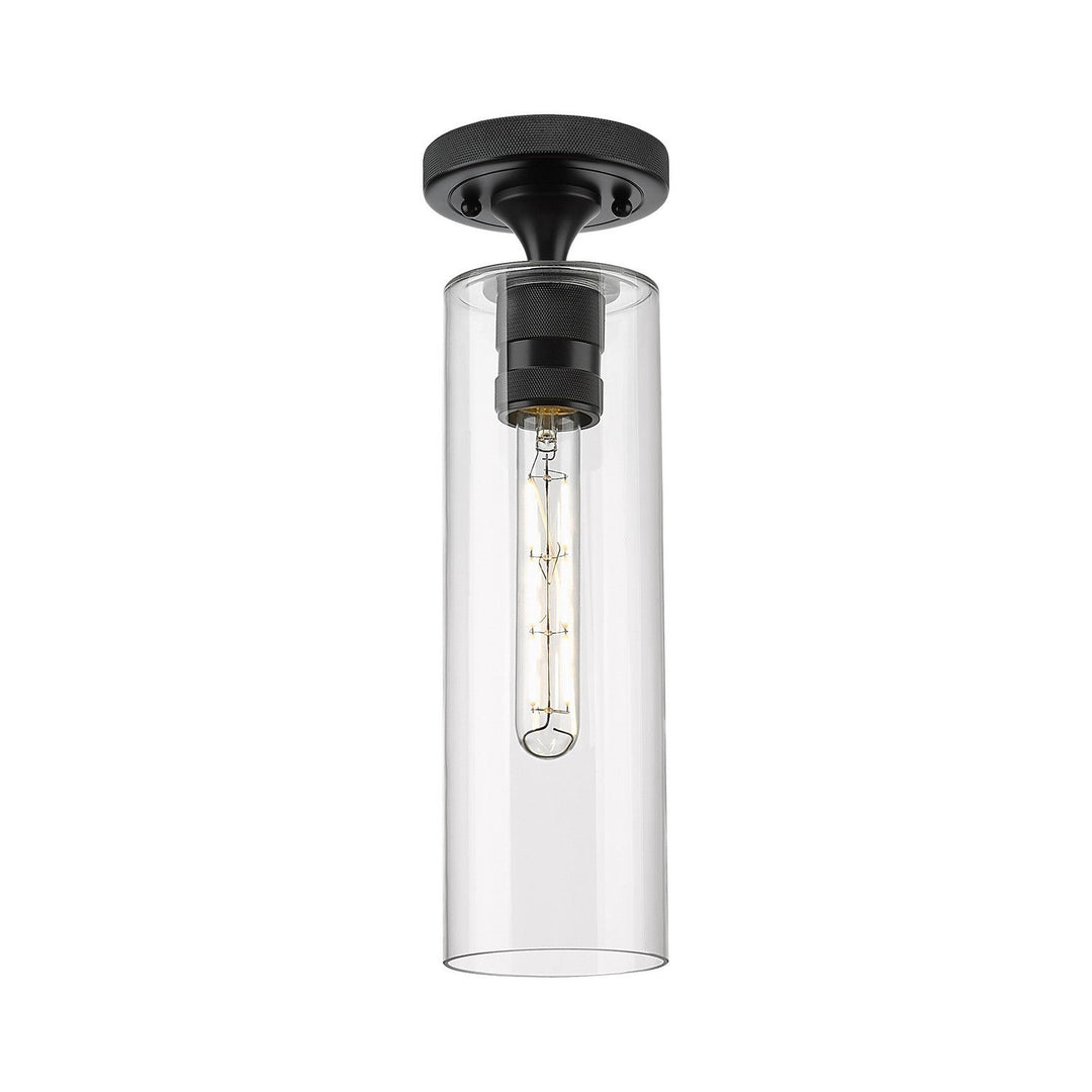 Innovations Downtown Urban 434-1F-BK-G434-12CL Ceiling Light - Matte Black