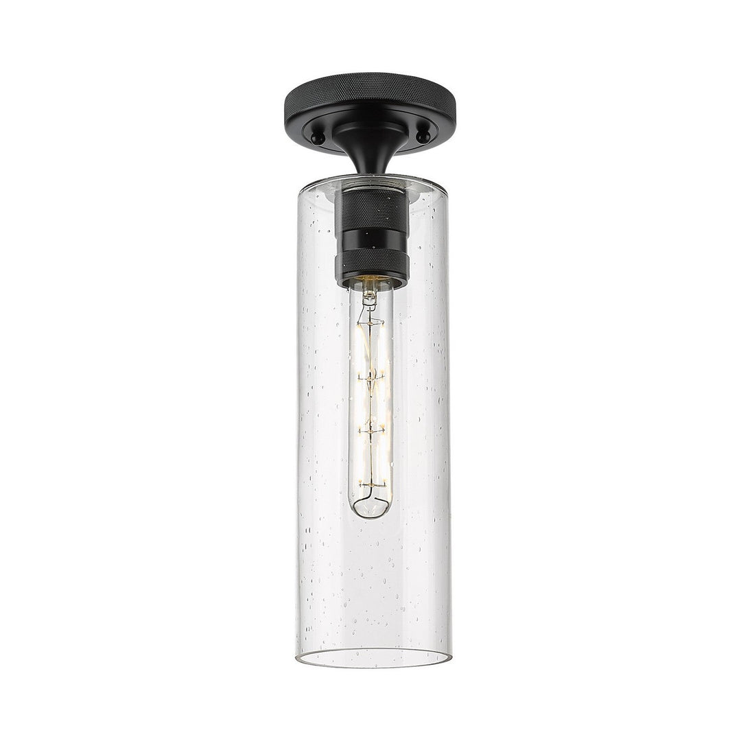 Innovations Downtown Urban 434-1F-BK-G434-12SDY Ceiling Light - Matte Black