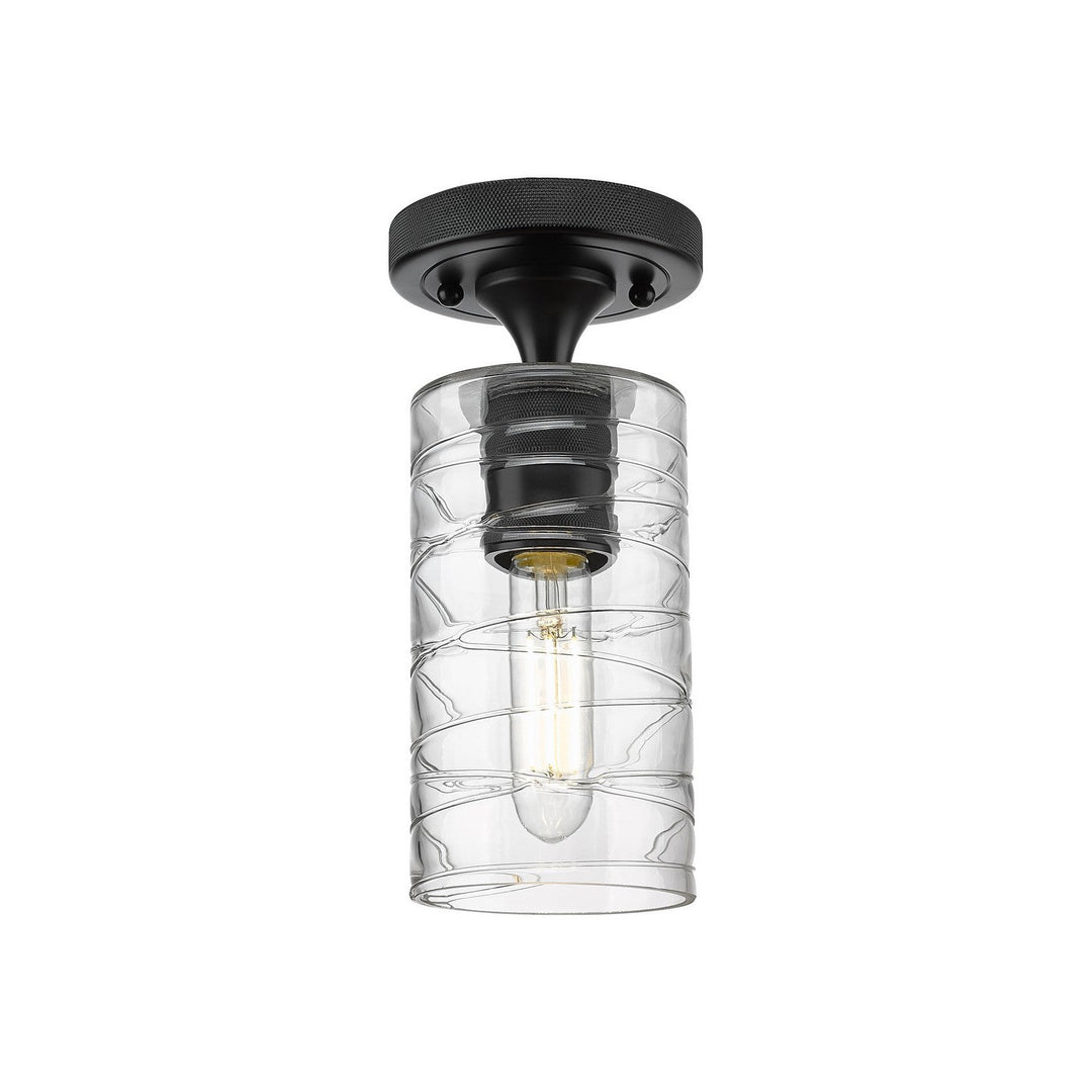 Innovations Downtown Urban 434-1F-BK-G434-7DE Ceiling Light - Matte Black