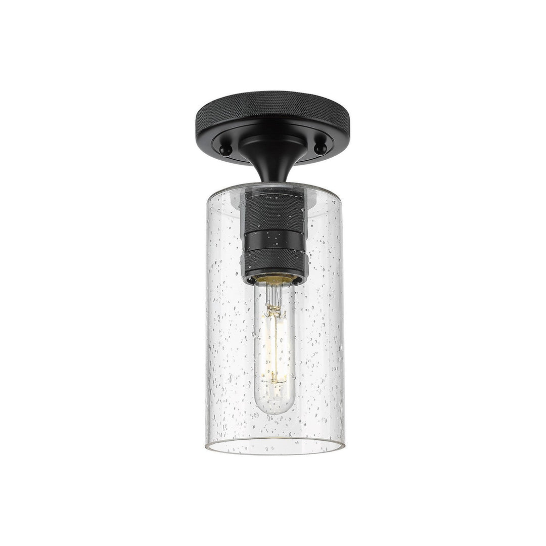 Innovations Downtown Urban 434-1F-BK-G434-7SDY Ceiling Light - Matte Black