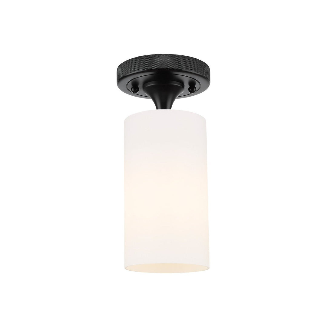 Innovations Downtown Urban 434-1F-BK-G434-7WH Ceiling Light - Matte Black
