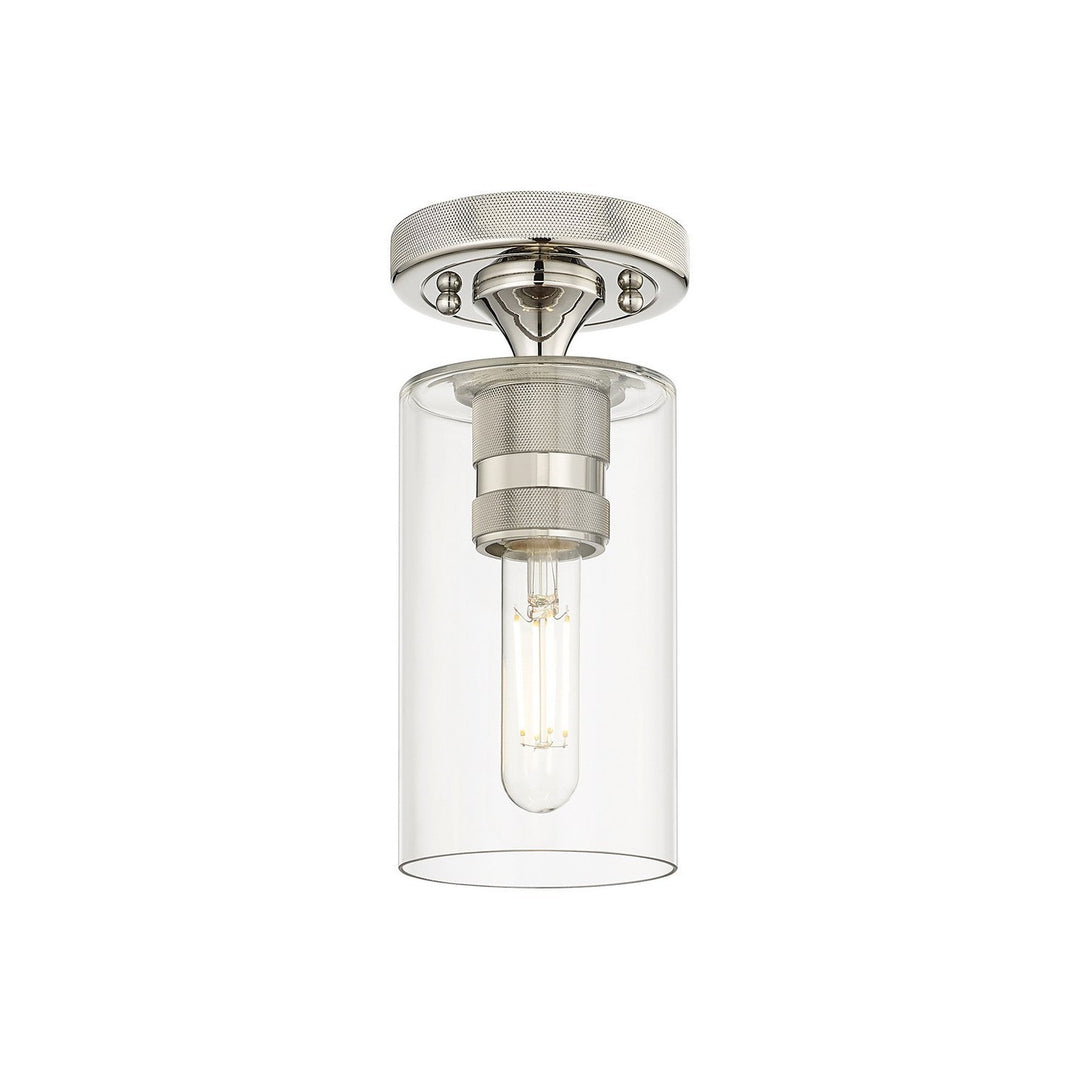 Innovations Downtown Urban 434-1F-PN-G434-7CL Ceiling Light - Polished Nickel