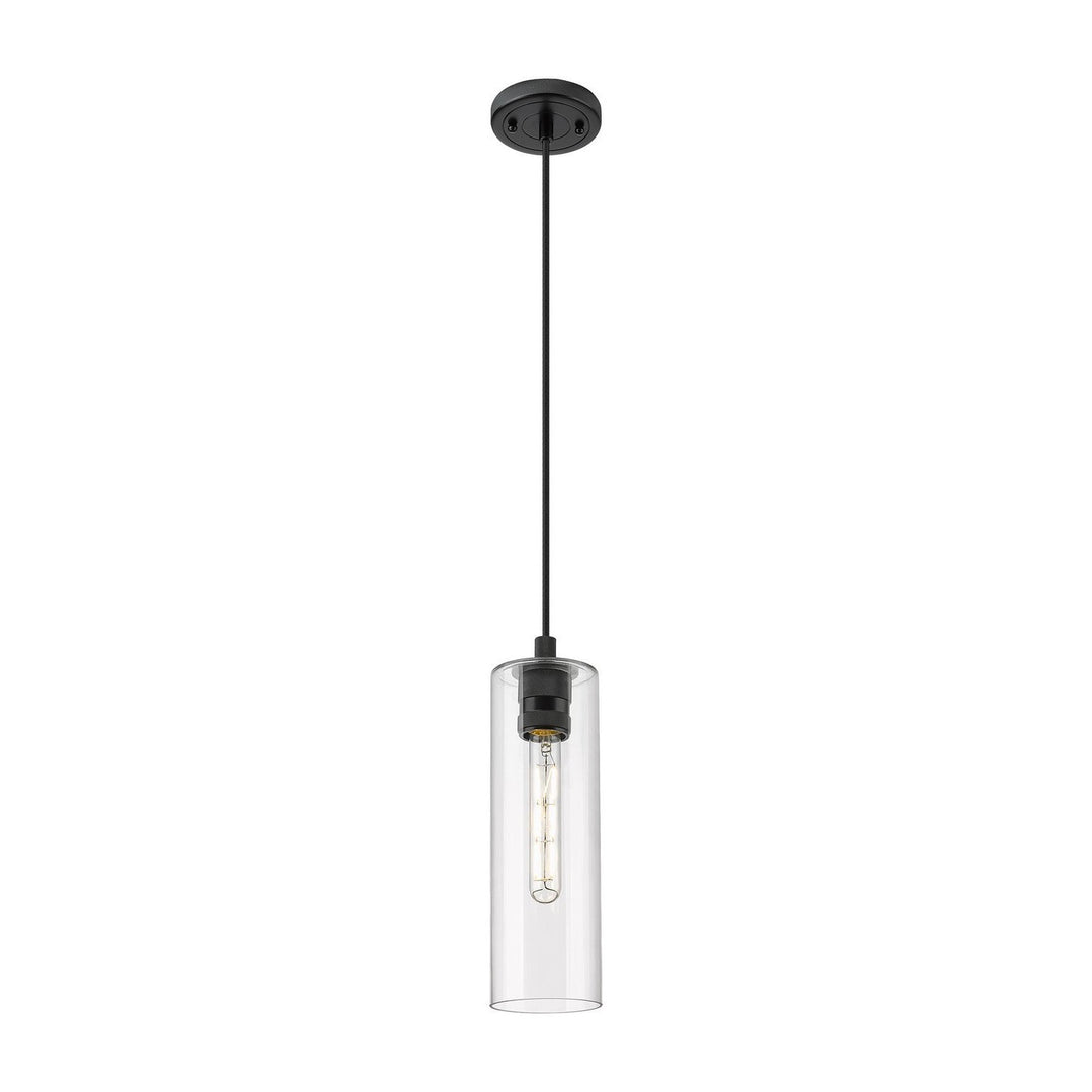 Innovations Downtown Urban 434-1P-BK-G434-12CL Pendant Light - Matte Black