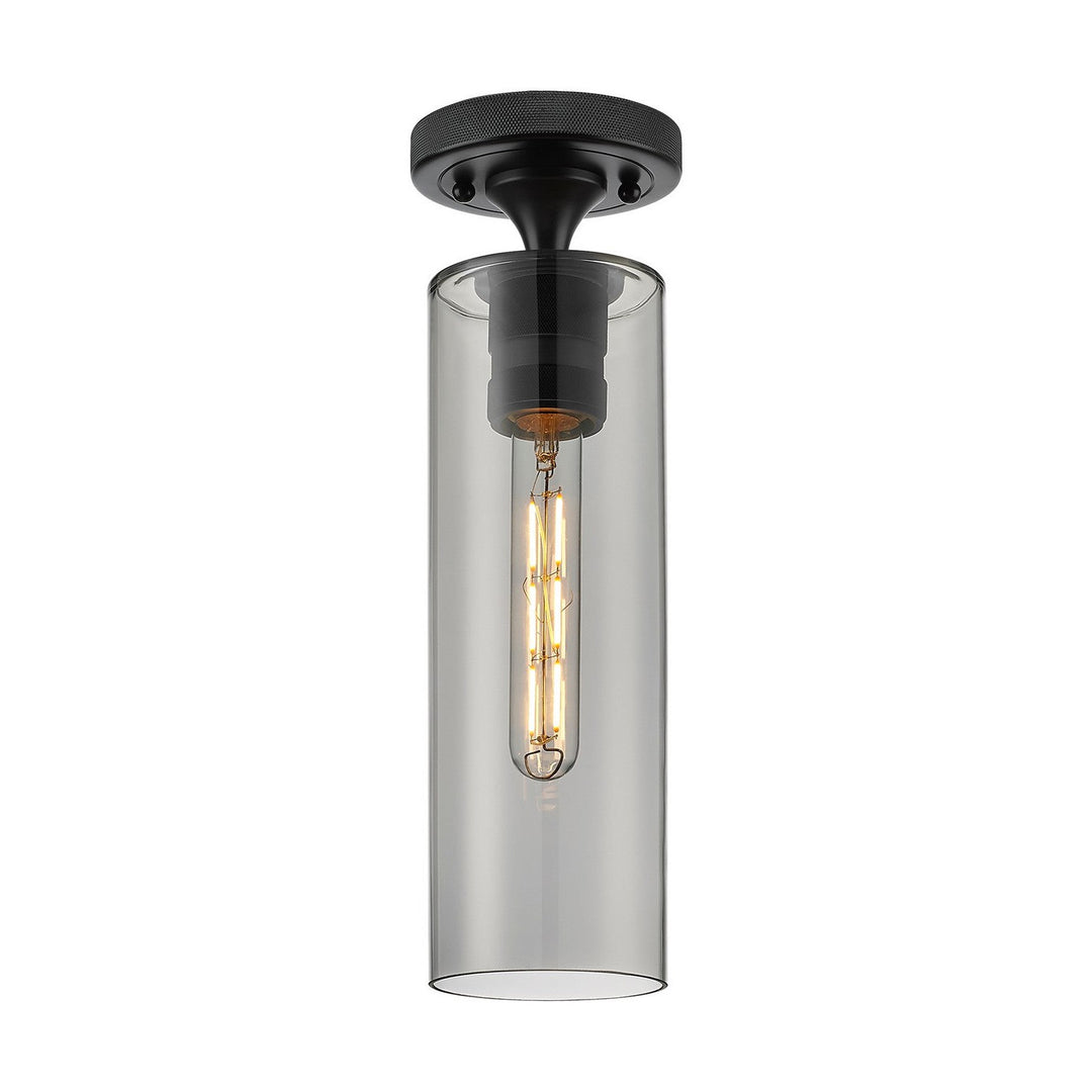 Innovations Downtown Urban 434-1F-BK-G434-12SM Ceiling Light - Matte Black