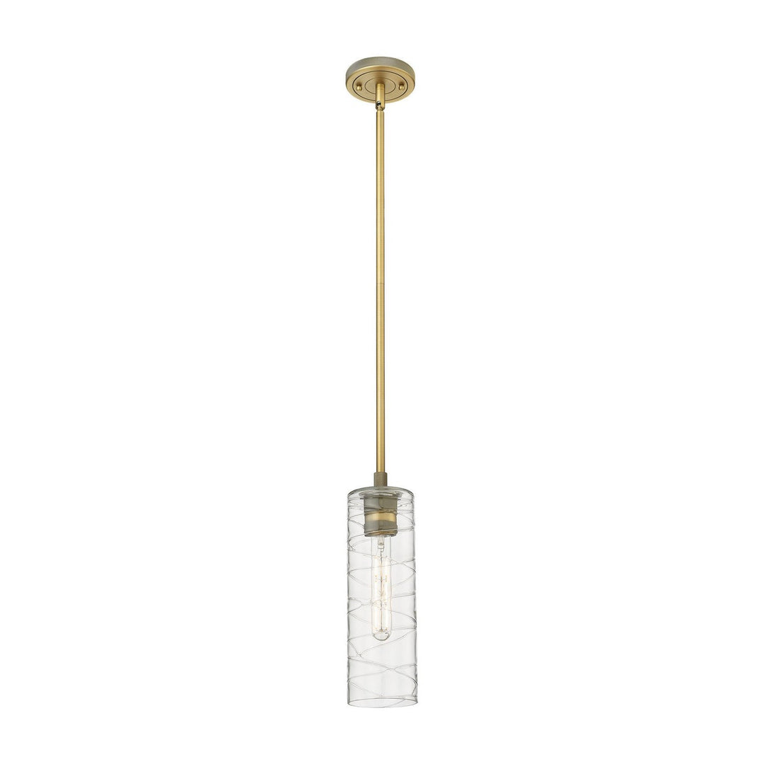 Innovations Downtown Urban 434-1S-BB-G434-12DE Pendant Light - Brushed Brass