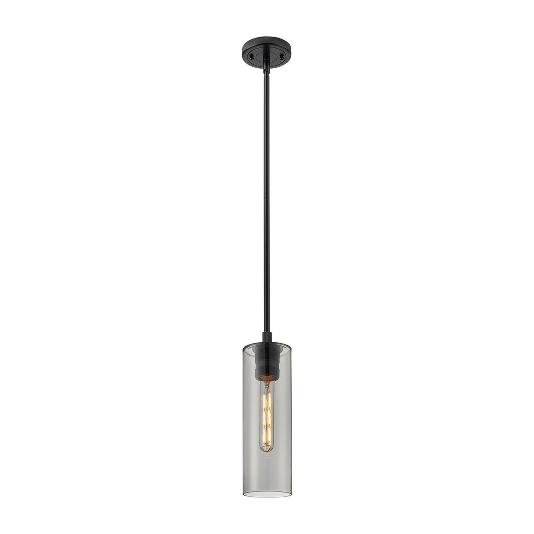Innovations Downtown Urban 434-1S-BK-G434-12SM Pendant Light - Matte Black