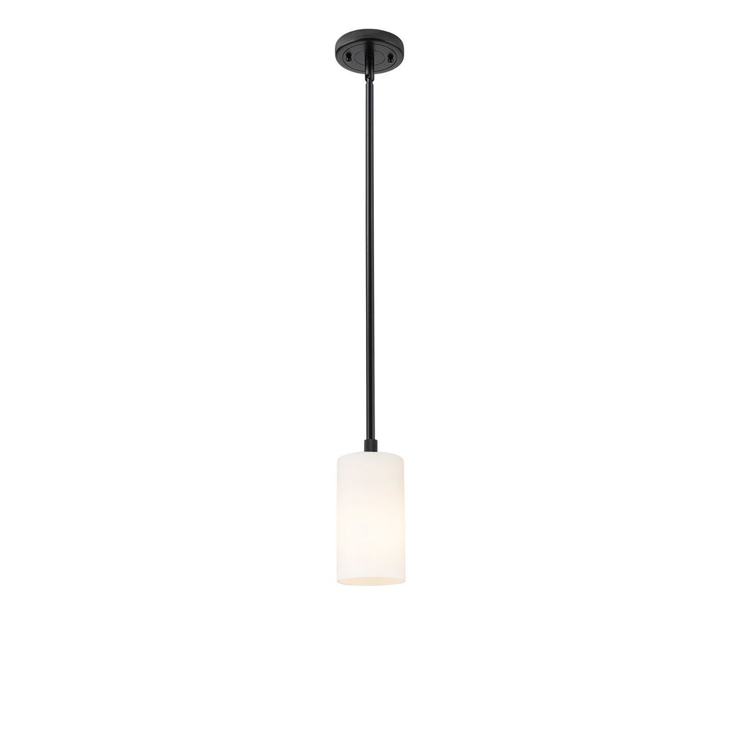 Innovations Downtown Urban 434-1S-BK-G434-7WH Pendant Light - Matte Black