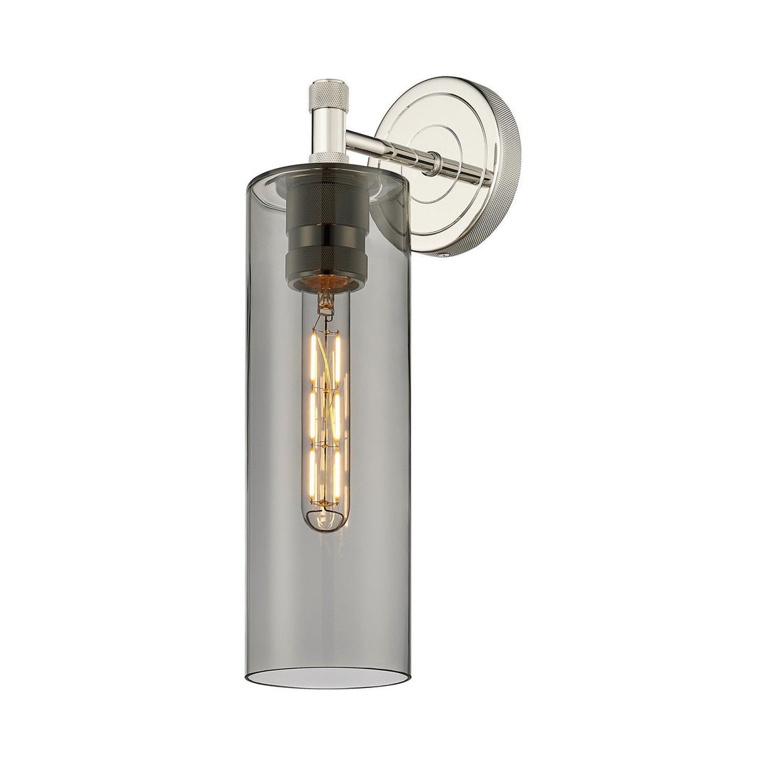 Innovations Downtown Urban 434-1W-PN-G434-12SM Wall Sconce Light - Polished Nickel