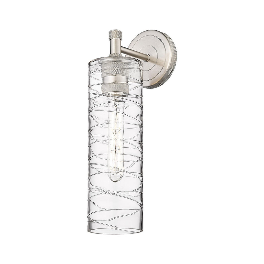 Innovations Downtown Urban 434-1W-SN-G434-12DE Wall Sconce Light - Satin Nickel