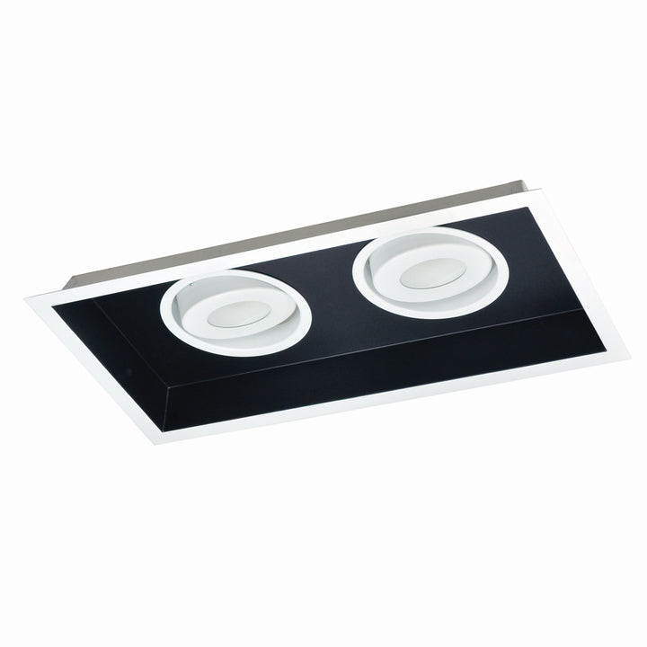 Nora Lighting NMRT2-12L1535FBW Modern  Recessed Light Two-Tone