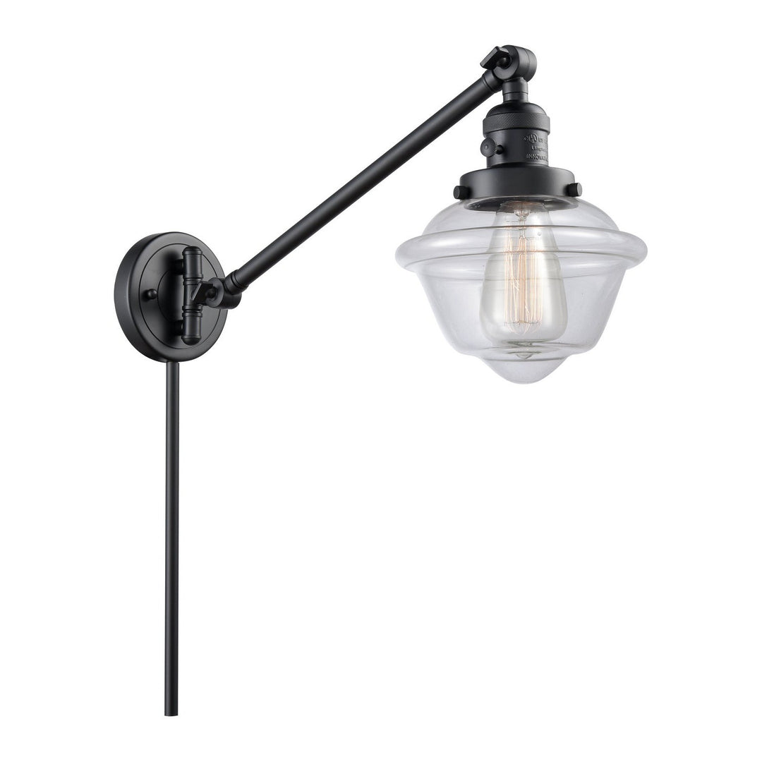Innovations Lighting 237-BK-G532-LED  Franklin Restoration Lamp Matte Black