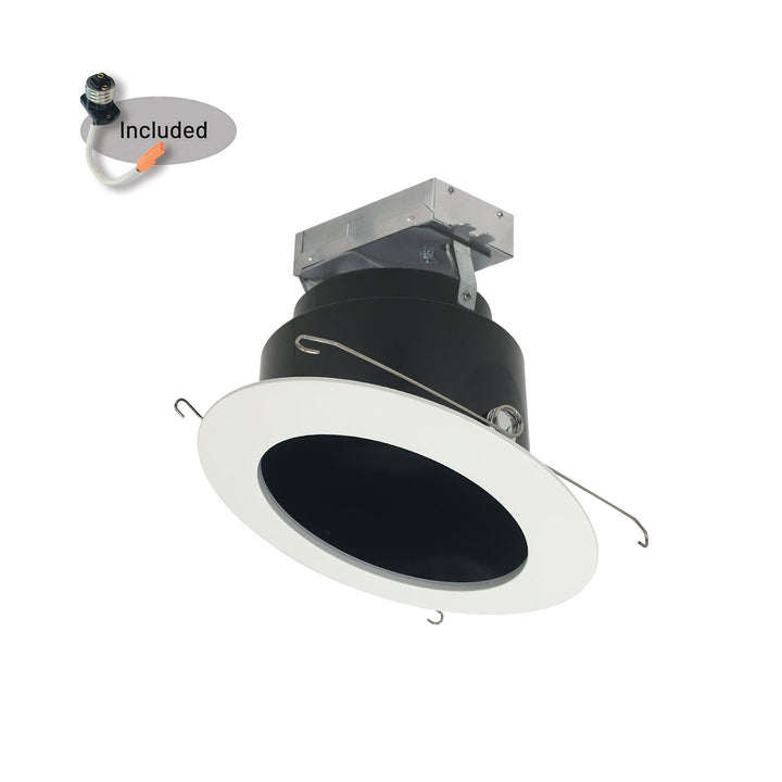 Nora Lighting NRMC-6S11L8535B Modern Marquise Recessed Light Black