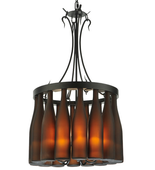 Meyda Tiffany Tuscan Vineyard 133651 Pendant Light - Craftsman Brown