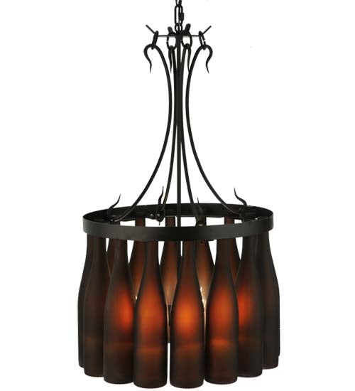 Meyda Tiffany Tuscan Vineyard 133651 Pendant Light - Craftsman Brown