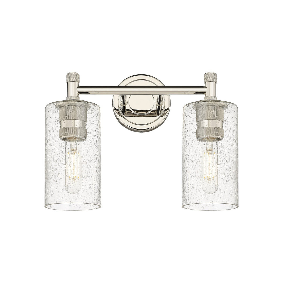 Innovations Downtown Urban 434-2W-PN-G434-7SDY Bath Vanity Light 14 in. wide - Polished Nickel