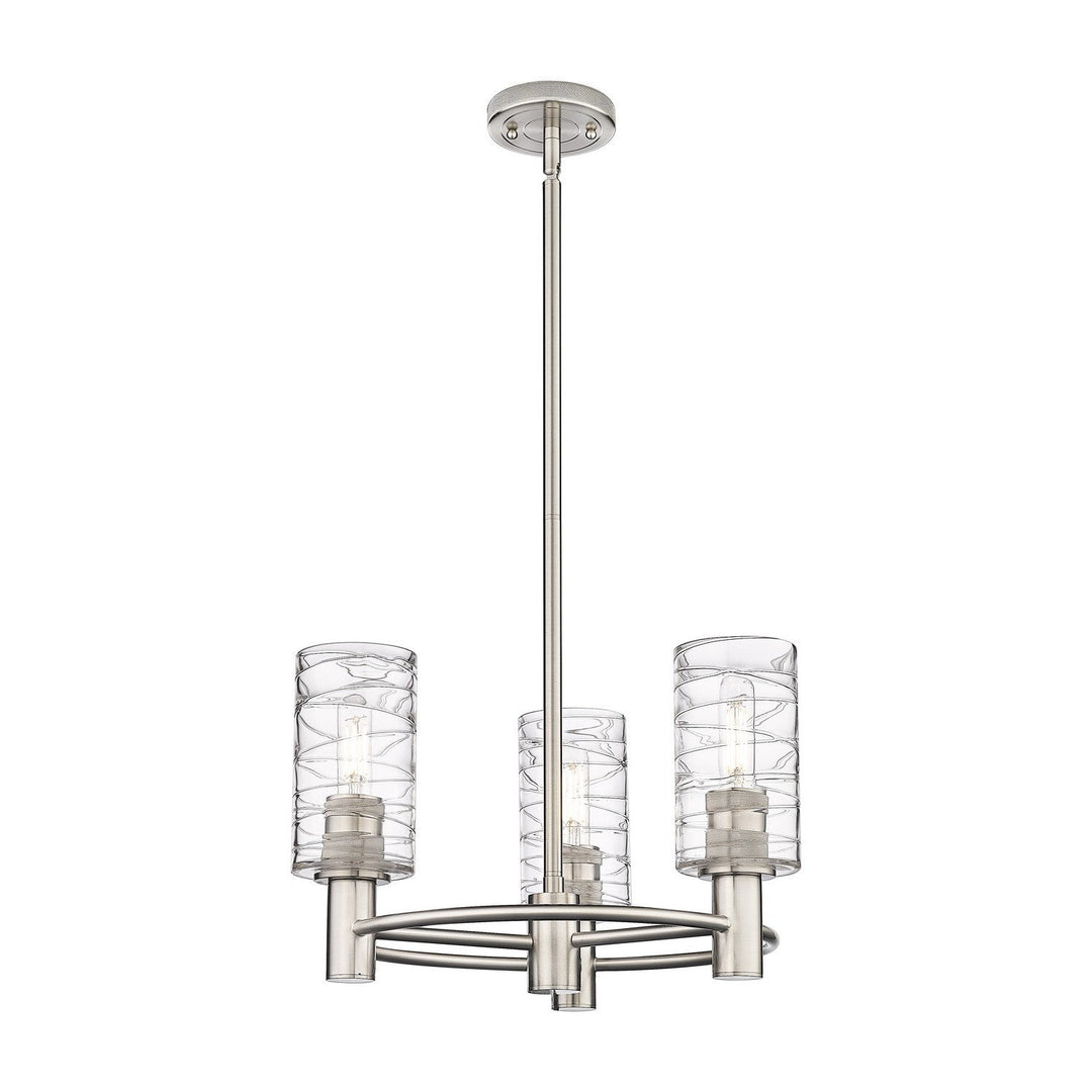 Innovations Downtown Urban 434-3CR-SN-G434-7DE Chandelier Light - Satin Nickel