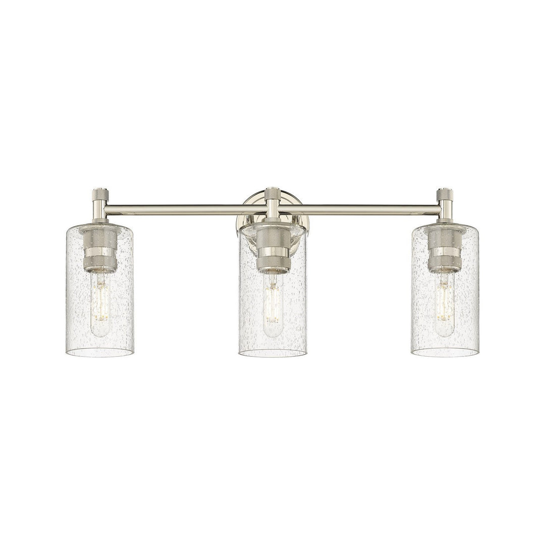 Innovations Downtown Urban 434-3W-PN-G434-7SDY Bath Vanity Light 24 in. wide - Polished Nickel