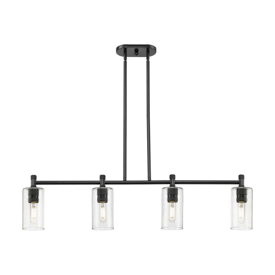 Innovations Downtown Urban 434-4I-BK-G434-7SDY Pendant Light - Matte Black