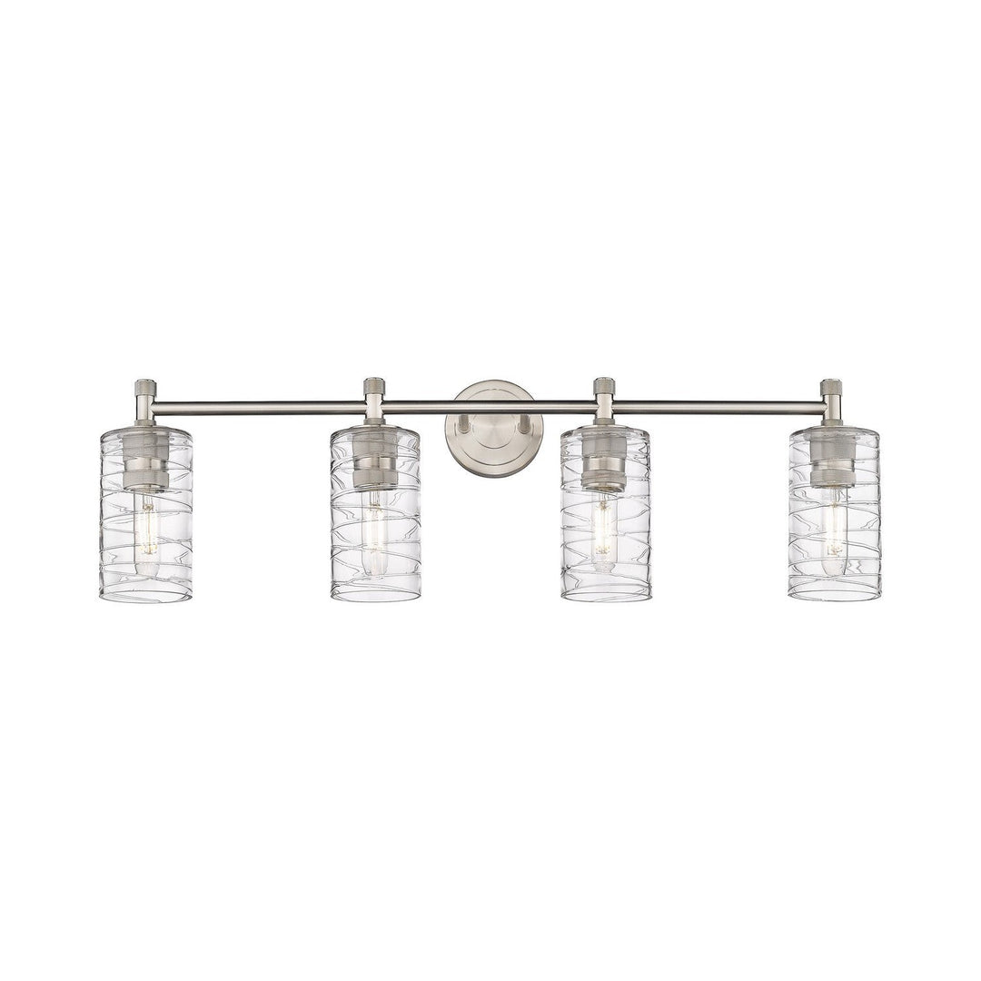 Innovations Downtown Urban 434-4W-SN-G434-7DE Bath Vanity Light 34 in. wide - Satin Nickel