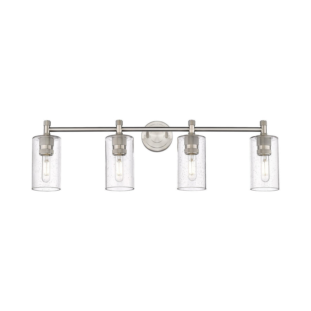 Innovations Downtown Urban 434-4W-SN-G434-7SDY Bath Vanity Light 34 in. wide - Satin Nickel