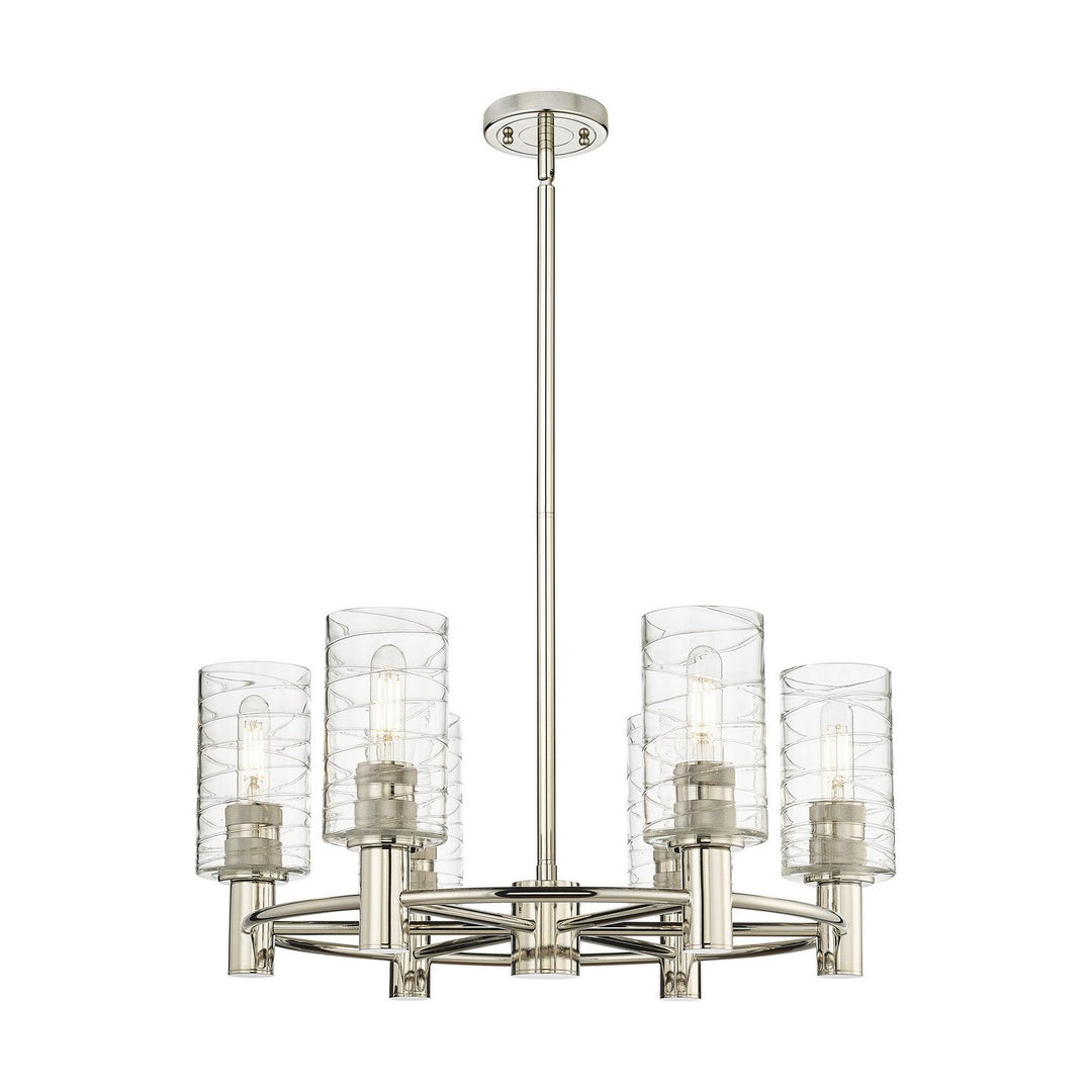 Innovations Downtown Urban 434-6CR-PN-G434-7DE Chandelier Light - Polished Nickel