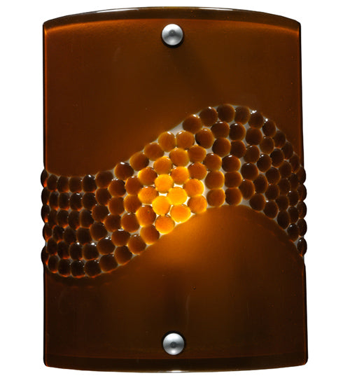 Meyda Tiffany Metro Fusion 133700 Wall Light - Amber/Pebbles