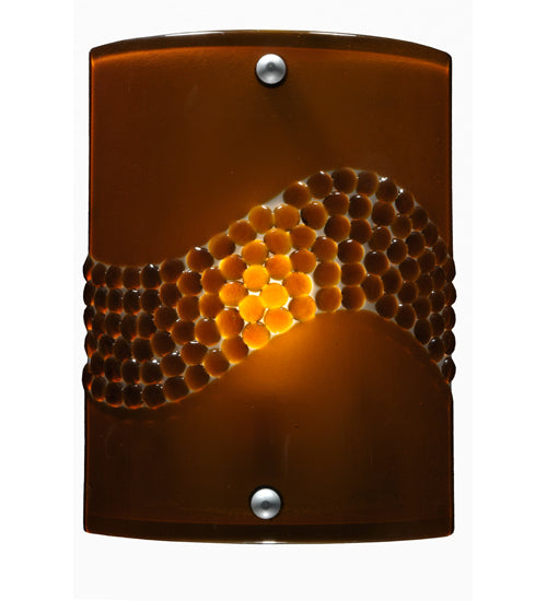 Meyda Tiffany Metro Fusion 133700 Wall Light - Amber/Pebbles