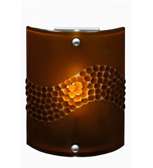 Meyda Tiffany Metro Fusion 133700 Wall Light - Amber/Pebbles