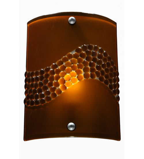 Meyda Tiffany Metro Fusion 133700 Wall Light - Amber/Pebbles