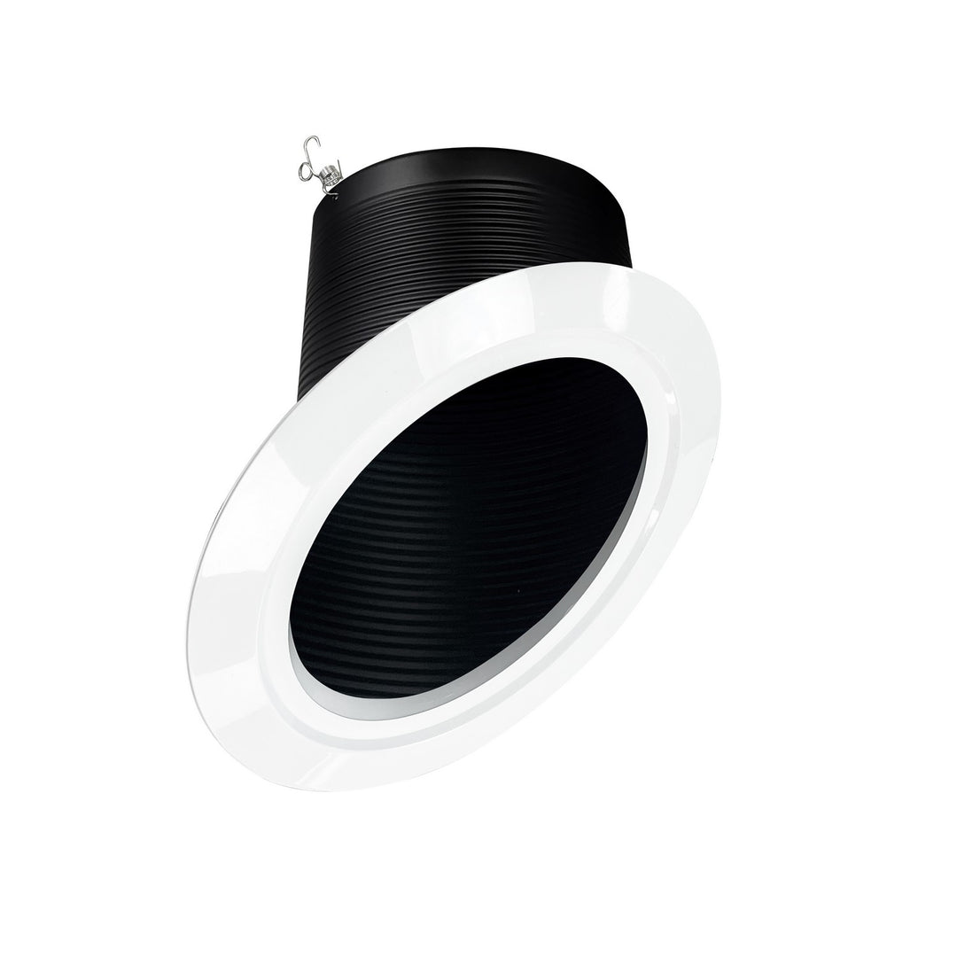 Nora Lighting NTM-617/45B   Recessed Light Black Baffle / White