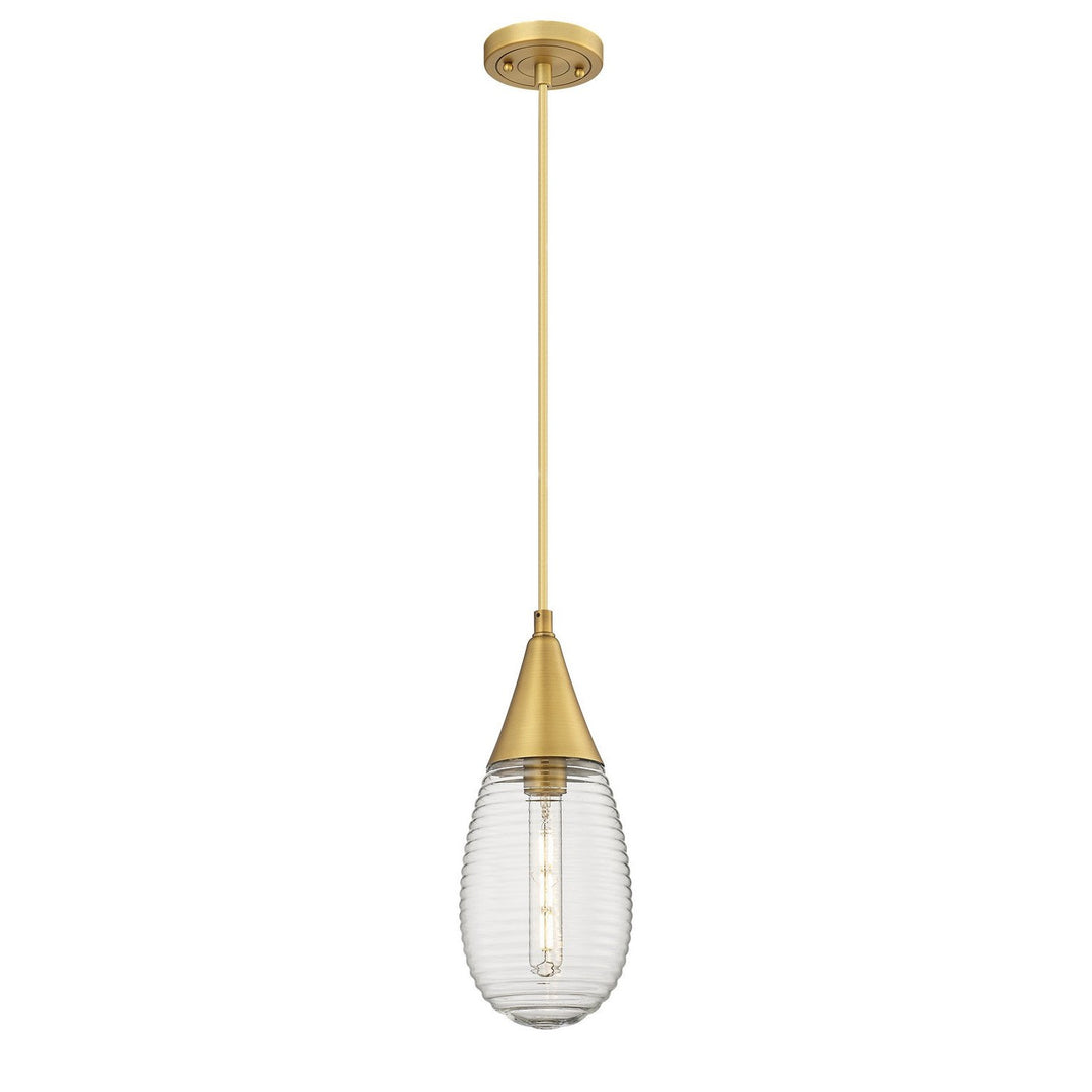 Innovations Downtown Urban 450-1P-BB-G450-6SCL Pendant Light - Brushed Brass