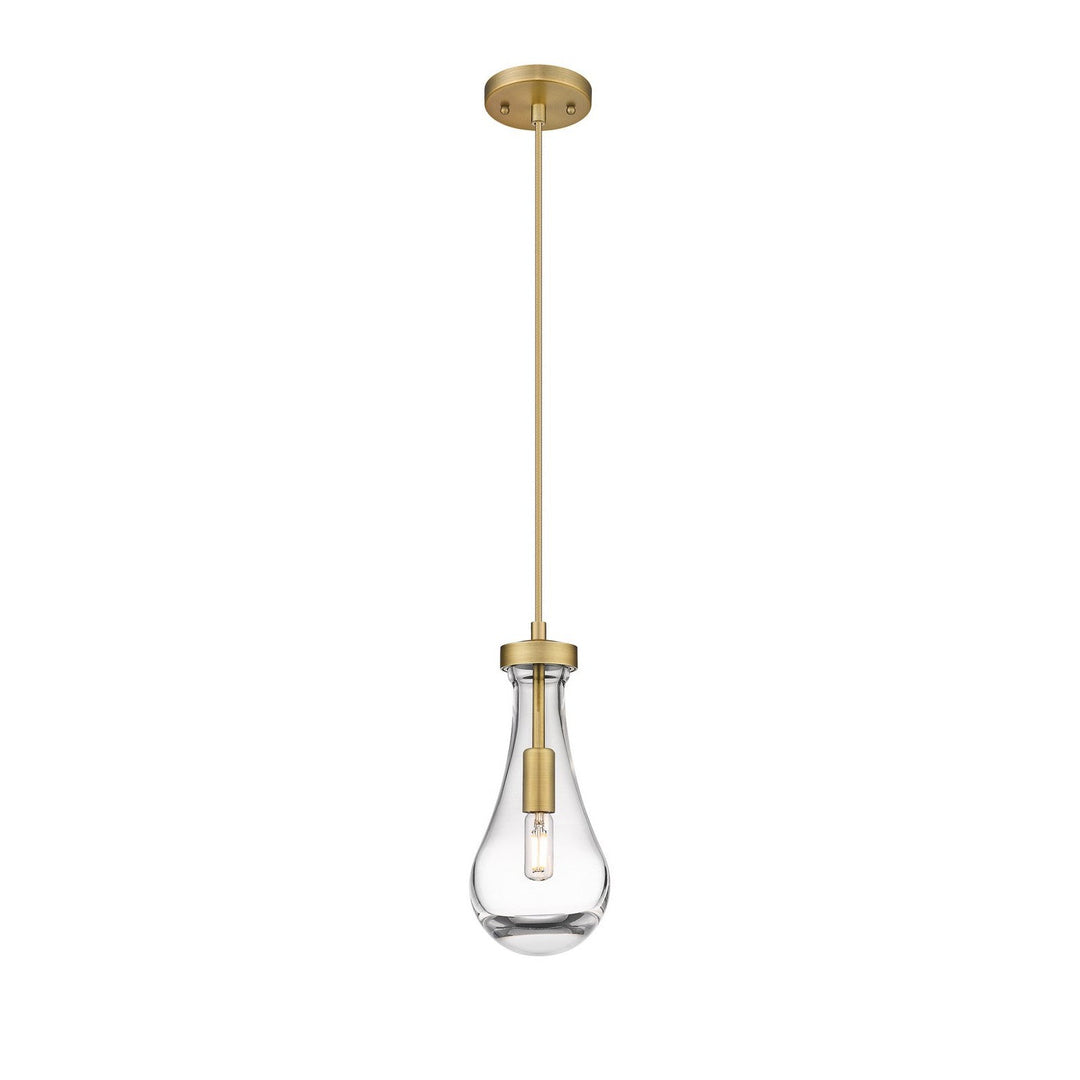 Innovations Downtown Urban 451-1P-BB-G451-5CL Pendant Light - Brushed Brass