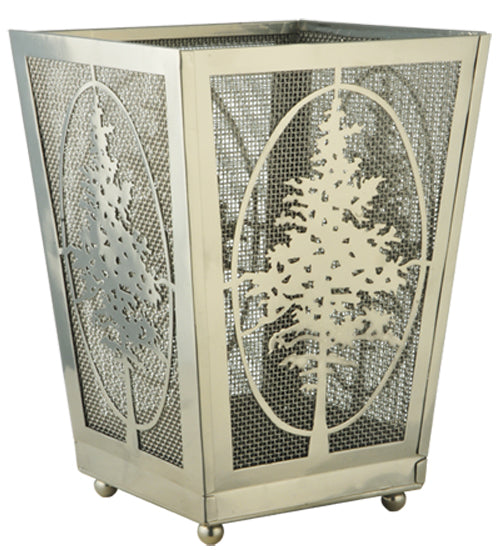 Meyda Tiffany Lighting 133720 Tamarack Basket Home Decor Pewter, Nickel, Silver