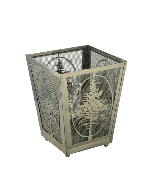 Meyda Tiffany Lighting 133720 Tamarack Basket Home Decor Pewter, Nickel, Silver