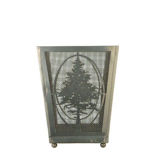 Meyda Tiffany Lighting 133720 Tamarack Basket Home Decor Pewter, Nickel, Silver